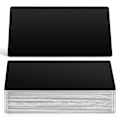 Pikkukuva 2 / 3: 50 kpl Metalliset Yritysviestit Kaiverrus Tyhjiä Yritysviestejä DIY Nimiviestit Metalliviestit (FMY) 8.60X5.40X0.45CM