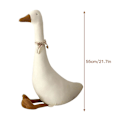 Miniatyrbillede 2 af 4: 35/45/55cm Gæs Pludse, Hvid Gæs Svane Fyldt Dyr And Pludse Legetøj, Gaver til Børn (FMY) 55CM