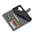 Miniatyrbillede 5 af 5: LC.IMEEKE For Xiaomi Redmi Note 13 Pro+ 5G Etui Kalveskind Læder Pung Folio Flip Telefon Cover  (FMY) Grey