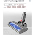 Pikkukuva 2 / 5: Suoravetoharja V6 DC58 DC59 DC62 DC72 -imureille, LED-pölyvaloilla varustettu lattianpuhdistuslisäosa (FMY) As Shown