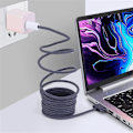Miniatyrbild 4 av 5: Lämplig för Macbookpro laddningskabel 140w snabbladdning typ-c till Magsafe3 kabel stjärnguld  (FMY)