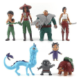 Miniatyrbillede 1 af 4: 8 stk. Raya og den sidste drage figurer-Raya og den sidste drage  (FMY)