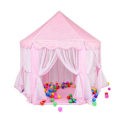 Miniatyrbild 3 av 4: Hexagonaltält för barn, stort, rosa, för inomhuslek (FMY)
