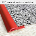 Miniatyrbilde 3 av 3: 2 Meter Kantbeskyttelse - PVC Teppekantlist - Gummigulv Overgangslister - Selvklebende List T (FMY) Red