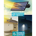 Pikkukuva 2 / 5: Aurinkovalot ulkokäyttöön 106 LED-valolla ja liiketunnistimella, puutarhaan 5 metrin kaapelilla (FMY)
