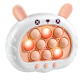 Miniatyrbild 1 av 5: Snabb Push Pop-bubbelspel - Den ultimata stressreducerande leksaken för pojkar & flickor, rolig & engagerande sinnesleksak (FMY) Pink Rabbit