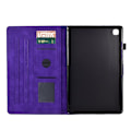 Miniatyrbild 4 av 5: iPad-fodral 10,2 tum 9/8/7:e generation, premium läderfodral med S-pennhållare och automatisk sömn/vakna-funktion (FMY) Purple