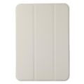 Miniatyrbillede 2 af 3: For iPad Air 11 (2024) Etui Tri-Fold Stativ Læder Magnetisk Tablet Cover Auto Wake / Sleep - Matcha  (FMY) Multicolor White