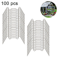 Miniatyrbilde 2 av 4: Rustfrie glassklips, W-type drivhusklips, kompatibel med drivhus og hus hulromspaneler (FMY) 100pcs