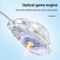 Miniatyrbild 5 av 5: Aula S80 Trådbunden Gaming Mus Transparent Ergonomisk Datormus 7200 Makro Programmering Esports Mic  (FMY)
