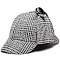 Miniatyrbild 5 av 5: 1 st Sherlock Holmes Detektiv Baskerhatt Unisex Cosplay Tillbehör (d-583-a)-r  (FMY) Khaki