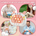 Miniatyrbild 4 av 5: Snabb Push Pop-bubbelspel - Den ultimata stressreducerande leksaken för pojkar & flickor, rolig & engagerande sinnesleksak (FMY) Pink Rabbit