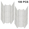 Miniatyrbilde 1 av 4: Rustfrie glassklips, W-type drivhusklips, kompatibel med drivhus og hus hulromspaneler (FMY) 100pcs