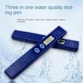Pikkukuva 1 / 5: Vedenlaadun testauslaite, 3 in 1 juomaveden testauslaite, kannettava juomaveden testauslaite (FMY) As Shown
