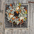 Miniatyrbillede 4 af 5: Efterårsdørkrans, Dør efterårsdekoration, Græskar efterårsbladkrans, Kunstigt efterårsblad til Thanksgiving, Indendørs udendørs kunstig plante til pejs og Chris  (FMY)