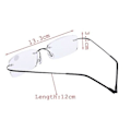 Miniatyrbilde 2 av 5: Lesebriller Spectacle memory Titanium  (FMY) silver Strength-350