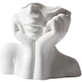 Miniatyrbilde 1 av 5: Keramisk ansiktsvase Kunstnerisk hodevase Kvinneansikt Planter Human Body Midtpunkt Vase For Hjem Kontor Bord Hylle Dekorasjon (hy)  (FMY)