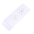 Miniatyrbilde 1 av 5: Universelt fjernkontrollsett for takviftelampe, tidsinnstilling, bryter, justerbar vindhastighet, sender R (FMY) white  black 110V