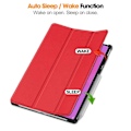 Miniatyrbild 3 av 5: För Lenovo Yoga Tab Plus Fodral Anti-Fall Läder Ställ Tablet Skydd - Grå (FMY) Multicolor Red