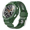Miniatyrbild 1 av 3: Justerbart TPU-klockarmband med integrerat klockfodral till Samsung Galaxy Watch4 Classic 46 mm (FMY) Turquoise Samsung Galaxy Watch4 Classic