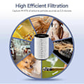 Miniatyrbillede 2 af 5: AP-T45 AP-T40FL HEPA Udskiftningsfilter til Luftrenser, AP-T45/T45WT/T40/T40WT/T40W TAR HEPA Filter (FMY)