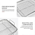 Miniatyrbillede 5 af 5: Air Fryer Kurv Til Ovn, Rustfrit Stål Grillkurv, Non-stick Mesh Kurv, Air Fryer Bakke Tråd (FMY)