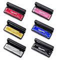 Miniatyrbild 5 av 5: Harmonika i C-tonart, 10-håls Blues-Harp Diatonisk Harmonika 20 Toner Munspel  (FMY) Pink