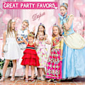 Miniatyrbild 4 av 4: Prinsessklänningstillbehör 9 st Prinsessasmycken Leksaker Flickleksaker (FMY)