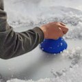 Miniatyrbilde 2 av 5: Magiske isskraper for bilfrontrute, kjegleformet snøfjerner for bil, snøfjernerverktøy for bil, rask (FMY) blue