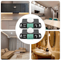Miniatyrbillede 5 af 5: 12V 24V PIR Sensor LED Switch Controller til LED Strips Lys, 2 Pakke (FMY) 31 plastic