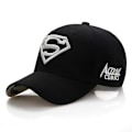 Pikkukuva 1 / 5: Kirjain Superman, rento ulkoilulippis, Snapback-lippikset (FMY) Black.White Adjustable