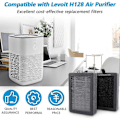 Miniatyrbillede 2 af 5: LV-H128 Udskiftningsfilter Kompatibelt med LEVOIT LV-H128 Luftrenser, LV-H128 H13 True HEPA Udskiftningsfilter 2-pak (FMY) as shown