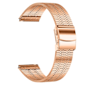 Miniatyrbilde 1 av 4: Erstatningsreim for Garmin Vivoactive 4 - Stilig 22 mm armbånd i rustfritt stål (FMY) Rose Gold