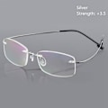 Miniatyrbilde 1 av 5: Lesebriller Spectacle memory Titanium  (FMY) silver Strength-350
