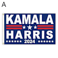 Pikkukuva 2 / 5: Kamala Harris 2024 -lippu 3x5 jalkaa, Harris presidentinvaaleihin -lippu messinkisilmukoilla (FMY) A