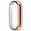Pikkukuva 5 / 5: Xiaomi Smart Band 8/Mi Band 9/9 NFC -älykellon galvanoidulle täyssuojakuorelle TPU-kellokehyskotelo (FMY) Rose Gold