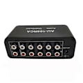 Miniatyrbillede 1 af 3: HiFi Stereo RCA Audio Splitter/Selector 1-IN-5-OUT Audio Switcher med Volumenkontrol js  (FMY)