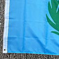 Miniatyrbild 2 av 5: Anpassad flagga 90*150 cm Historisk flagga för Eritrea 1952-1962 ) Storlek Juldekorationer för hemflagga Banner (FMY) Blue and White Stripe 60 x 90cm