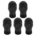 Miniatyrbilde 1 av 5: 5X Mannlig Styrofoam Skum Mannequin Mannekeng Hode Modell Parykker Briller Caps Display Stativ (FMY) Black