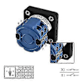 Miniatyrbillede 4 af 5: Szw26-20d2022d Universal Drejekontakt Med Hovedafbryder Udvendig Boks Lw28-204 660v 20a On-off-on 3 Positioner 2 Fase 8 Terminaler Ce  (FMY)