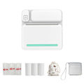Pikkukuva 1 / 2: Lämpötila-tulostin, kannettava Bluetooth-tulostin, 57 mm mini langaton POS-lämpökuvatulostimet Android- ja iOS-puhelimille FLYE1984 (FMY) Blue Free Size