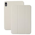 Miniatyrbillede 1 af 3: For iPad Air 11 (2024) Etui Tri-Fold Stativ Læder Magnetisk Tablet Cover Auto Wake / Sleep - Matcha  (FMY) Multicolor White