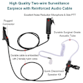 Miniatyrbilde 3 av 5: Øreplugg Akustisk Slange Radio Øreplugg Toveis Headset Med Mikrofon Apx6000 Apx4000 Apx7000 (FMY) Black