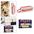 Miniatyrbillede 2 af 5: Rummy Tile Spil Brætspil Klassisk Rummy Cube Spil Til 8+ År Fester Familier Taske Type (FMY) bag type optional