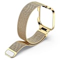 Miniatyrbilde 4 av 5: For Xiaomi Redmi Watch 3 Active/Watch 3 Lite Rustfritt Stål Milanese Remm Bytt Håndleddsbånd med (FMY) Gold Style C Xiaomi Redmi Watch 3 A