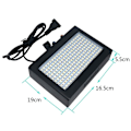 Miniatyrbilde 3 av 5: 180 Strobe-blitzlys, bærbar 35W RGB, fjernkontroll, lydstyrt, justerbar strobehastighet, for scene, disco, bar, fest, klubb (EU-plugg) (FMY) black