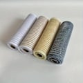 Miniatyrbillede 1 af 5: 4 Pak Deluxe Plastik Mesh Båndruller - Alsidigt, Genanvendeligt og Let at Forme Håndværk Net til Kransfremstilling, Sæsonbestemte Dekorationer og  (FMY) 4pcs Style 5
