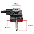 Miniatyrbild 4 av 4: Elektrisk Spis Strömkabel Temperaturkontroll Koppling För Elektrisk Grytplugg (FMY) Black