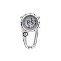 Miniatyrbillede 1 af 2: Auspicious-karabinhage Ur Clip-On Multifunktionel Karabinhage Quartz Ur Lysende Urskive Fob Digitalur Red