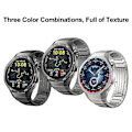 Miniatyrbild 4 av 5: Vikbart Spänne Titanarmband För Huawei Watch GT 5 Pro 46mm (FMY) Mars Titanium